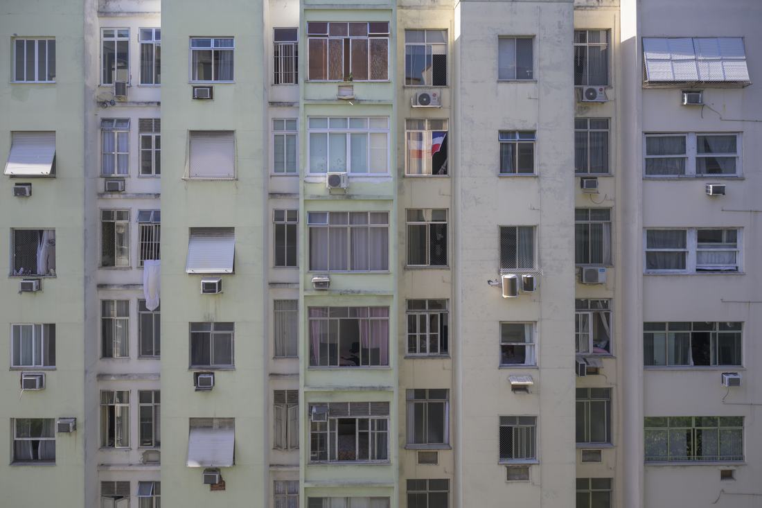 Fachada de prédio residencial no Rio de Janeiro