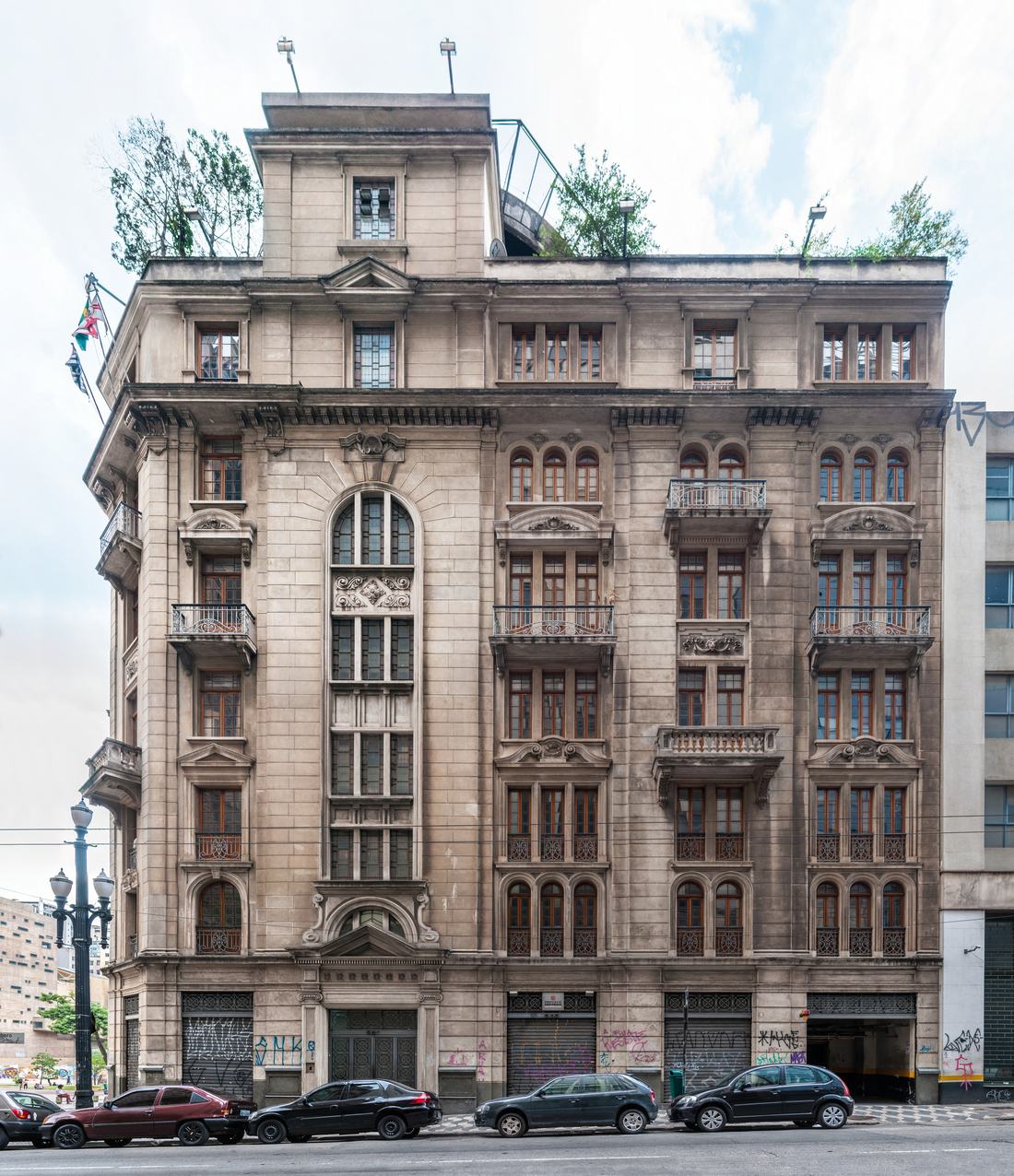 Prédio de apartamentos no centro de São Paulo